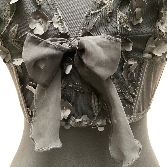 NWT Victoria’s Secret Dream Angels Daisy Floral Bow Corset Bra Size Large - Picture 4 of 9